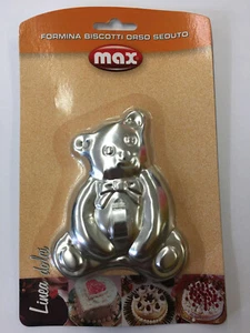 Stampino biscotti orso inox numero cm 11 pasta di zucchero Cake Design - Imagen 1 de 1