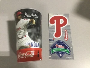 PHILLIES~2021 COPA DE RECUERDO Y FATHEADS Aaron Nola/J.T. Realmuto SGA - Imagen 1 de 3