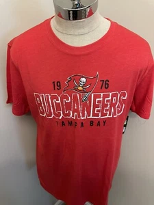 NFL Team Apparel Tampa Bay Buccaneers Est. 1976 Men's Large Graphic Logo Shirt - Picture 1 of 5
