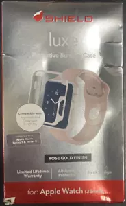 InvisibleShield Luxe Bumper Case Apple Watch Series 3, 2 und 1 Größe 38mm Rose G - Bild 1 von 4