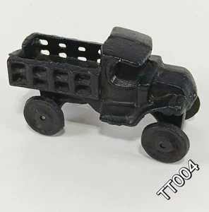 Vintage Metal Cast Iron Truck On Wheels - Old Collectable Kids Toy  - Picture 1 of 16