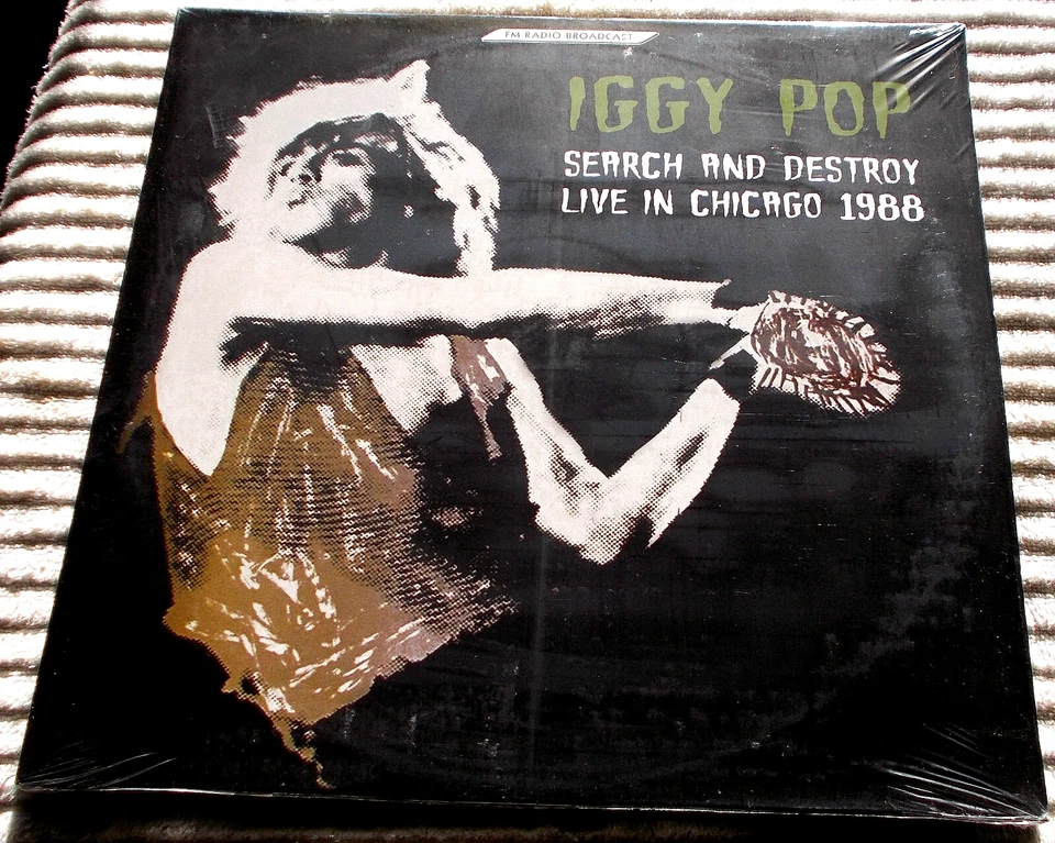 IGGY POP - SEARCH & DESTROY LIVE CHICAGO CABARET METRO 7/12/88 SLD REMASTRD 2LP - Image 1 of 1