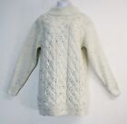 Ladies Cable Knit Cowl Neck Chunky Long Sweater Jumper Sizes S M M L L Xl Xxl