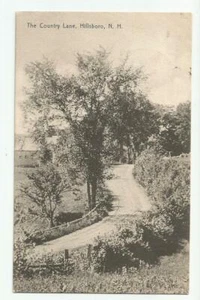 Postal The Country Lane Hillsboro NH 1909 Nuevo Hampshire Hillsborough Antigua - Imagen 1 de 2