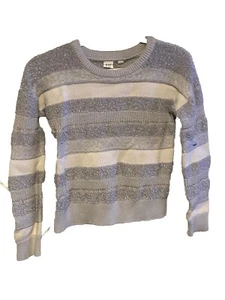 Gap Kids Grey Gradient Crewneck Cotton Blend Sweater Size XL GUC - Picture 1 of 7