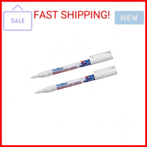 Artline White Permanent Fabric Markers pen for clothing (2 Markers) - Picture 1 of 2
