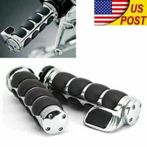 For Harley Davidson Road King Softail 1" Custom Motorcycle Handle Bar Hand Grips - Picture 1 of 11