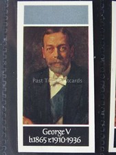 No.49 GEORGE V Kings & Queens of England by Carreras / Black Cat 1977