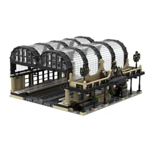 ZITIANYOUBUILD Train Station Modular Building with Realistic Roof 2572 Pieces - Picture 1 of 5