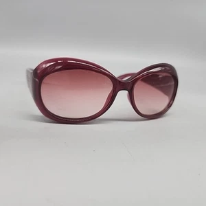 Vintage Emporio Armani Dark Red Oversize Woman Glasses 9456/S Italy 56 16 130 - Picture 1 of 8