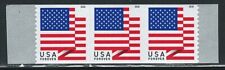 Mint US Strip of 3 Coil Flag Stamp,Scott# 5261 (MNH)
