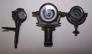 Lot of 3 laser cut acrylic lenses for GI Joe Checkpoint HQ & Moray spotlights - Picture 1 of 4