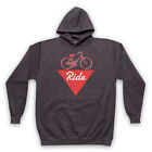 RIDE BIKE FANATIC LOVE OF CYCLING BICYCLE ENTHUSIAST UNISEX ADULTS HOODIE
