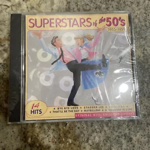 Superstars of the 50's: 1955-1959 - Original Hits /Original Artists New Sealed - Picture 1 of 3
