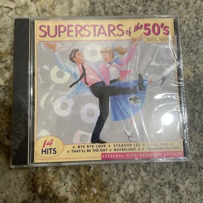 Superstars of the 50's: 1955-1959 - Original Hits /Original Artists New Sealed Foto 1 de 3