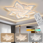 Acryl Deckenleuchte LED Dimmbar Wohnzimmer Deckenlampe Mit Fernbedienung 80W Neu