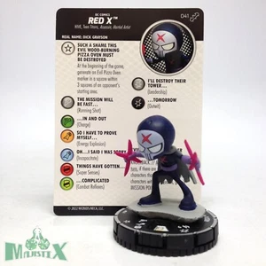 Heroclix Batman Team-Up Set Rojo X #041 ¡Figura rara con tarjeta! - Imagen 1 de 1