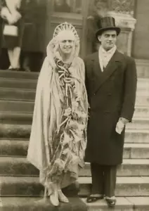 Vintage Photography Wedding Dorothy Cochran NYC Prince Nicolas Karageorgevitch - Picture 1 of 8