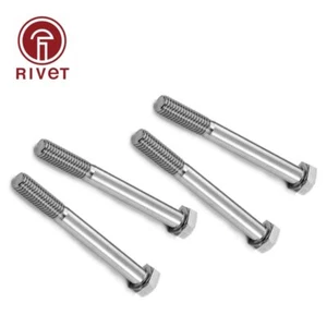 316DIN931 ISO4014 A4-70 M6 Half Thread External Hex Hexagon Head Screw 10/20 Pcs - Picture 1 of 13