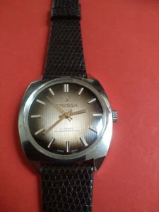 Rare Two Tone Dial large TRESSA Wristwatch _998 - Picture 1 of 9