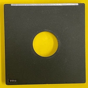 Toyo-View 4x5" Camera Lens Board 158mm Square - 34.6mm Copal #0 Hole - Picture 1 of 2
