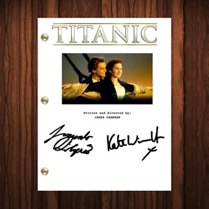 Titanic Autographed Signed Movie Script Reprint Leonardo DiCaprio Kate Winslet A - Picture 1 of 2