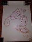 Affiche de golf Mickey Mouse croquis caddy canin Disney 20x28 le groupe McGraw