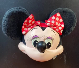 Minnie Mouse Hat Plastic Face Trucker Snapback Mesh Hat date stamped 1992 - Picture 1 of 5