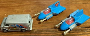De colección 1979 Corgi Juniors Superman Supermobile DC Comics jets y furgoneta de trabajo - Imagen 1 de 8