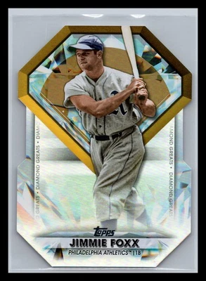 Jimmie Foxx Athletics #DGDC-68 Topps 2022 Update Diamond Greats Die Cuts - Image 1 of 2