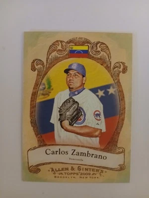 Carlos Zambrano 2009 Topps Allen And Ginter National Pride #NP54 - Image 1 of 2