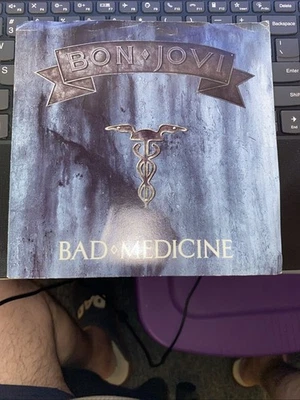 Bon Jovi-Bad Medicine 45 1988 Mercury 870657 picture sleeve - Image 1 of 4