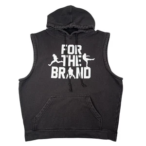 The Pat McAfee Show Hoodie Men's XL Black For The Brand Sleeveless Pullover - Picture 1 of 9