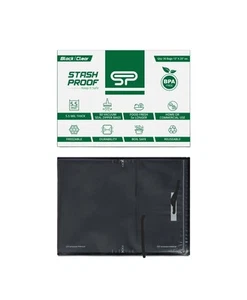 Stash Proof Vacuum Seal Bags 15" x 20" (48 Count) 5.5 Mil (Black and Clear)  - Afbeelding 1 van 5