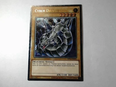 Yugioh CYBER DRACHE , op16-de001 Ultimate Rare deutsch Near Mint  - Bild 1 von 4