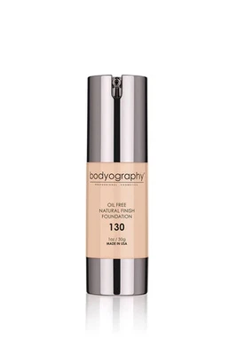 Base Bodyography Cosmetics Natural Finish 130 ligera/mediana 1 oz Foto 1 de 4