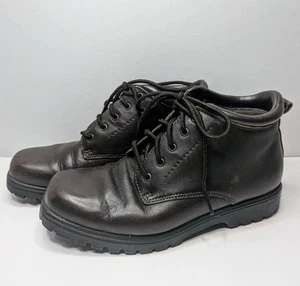 Croft & Barrow Women's Ankle Boots Size 6M Brown Bootie Leather Lace Up Boots - Picture 1 of 15