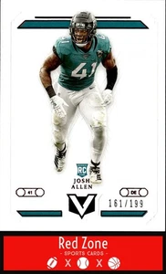 2019 Panini Chronicles VERTEX RED - #V-13 Josh Allen NM. RC #/199 - Bild 1 von 2