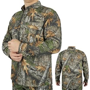 Outdoor Fishing Shirt Breathable Sunscreen Fishing Camping Mountaineering Hiking - Picture 1 of 13