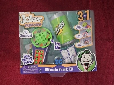 The Joker Prank Shop DC Ultimate Prank Kit 3 em 1 Novo em folha 2020 - Imagem 1 de 4