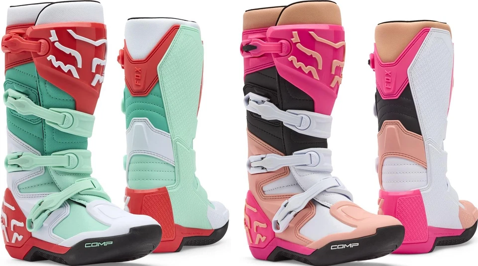 Botas de Comp Fox Racing para Mujer - Motocross MX Off-Road Dirt Bike ATV Enduro Foto 1 de 1