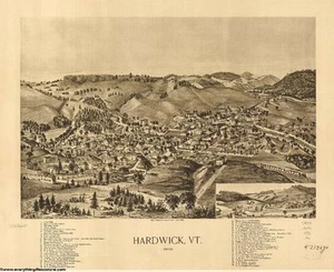 VERMONT COLLEZIONE MAPPE PANORAMICHE VINTAGE SU CD - Foto 1 di 1