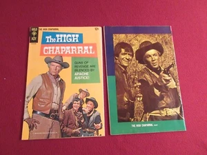 (2) 1968 1st Issues " HIGH CHAPARRAL " COMICS INCLUDING RARE PHOTO BACK COVER - Picture 1 of 18