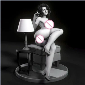 Elegant Women Full Resin Figure Model Kit 1/24 Scale Unassembled Unpainted Toys - Picture 1 of 14