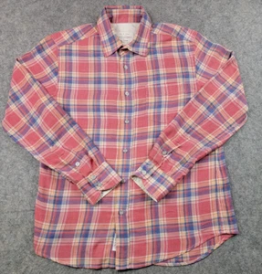 Rag and Bone Shirt Mens Large Tailored Workwear Plaid Long Sleeve Button Up - Picture 1 of 11