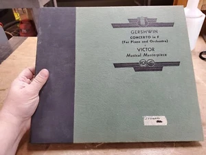 JESUS MARIA SANROMA Gershwin Concerto in F, 1940 Victor M 690 (4) 78 Record Set - Picture 1 of 13