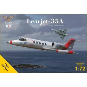 Avión de transporte militar Learjet 35A de la Fuerza Aérea de los Estados Unidos SOVA-M SVM72028 escala 1:72 - Imagen 1 de 10
