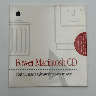 Original Apple Power Macintosh CD Vintage New Sealed - Image 1 of 2