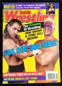 INSIDE WRESTLING Magazine AUGUST 1996 Shawn Michaels Sting Giant WCW WWF WWE AEW - Picture 1 of 5