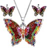 Dragonfly Turquoise Mini - Pendant - Rope Necklace - SK2530M